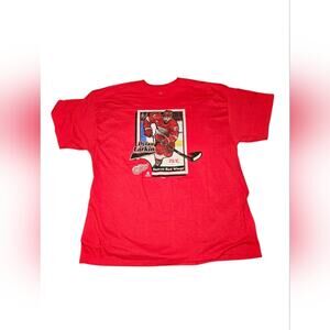 NWOT 2XL Detroit Red Wings Dylan Larkin Graphic Men's Shirt. NHL Official.